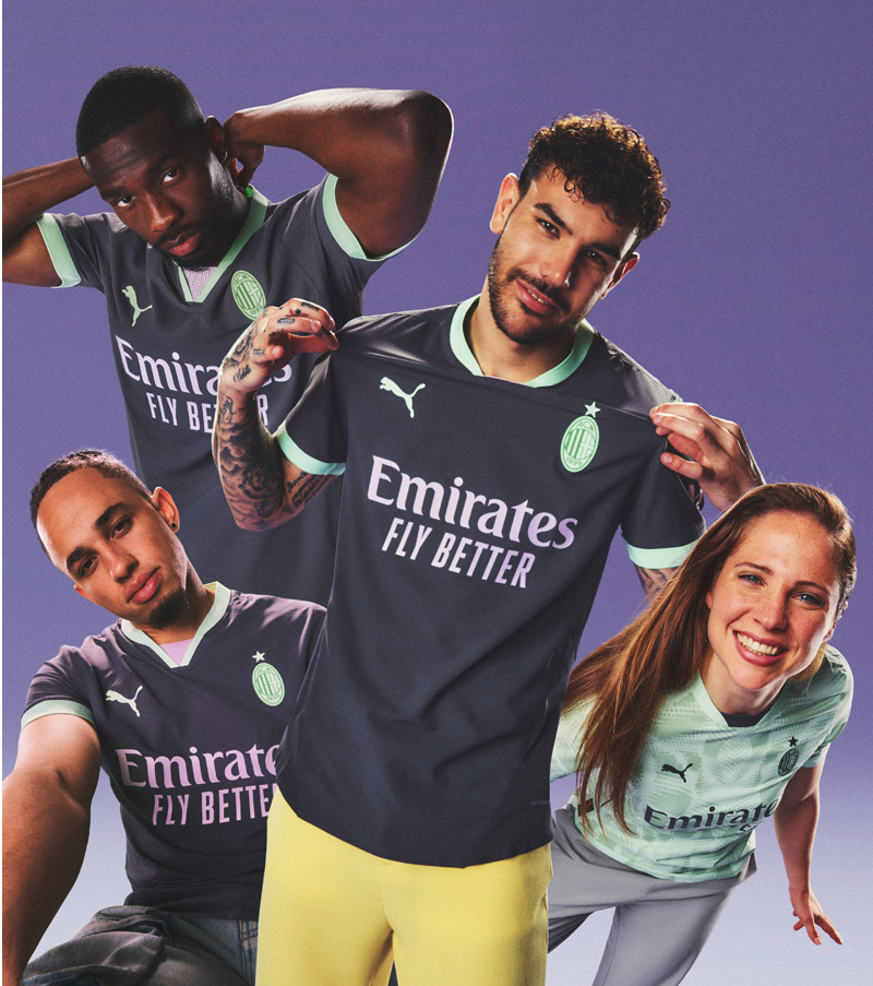 AC MILAN Uusi Second Away pelipaidat